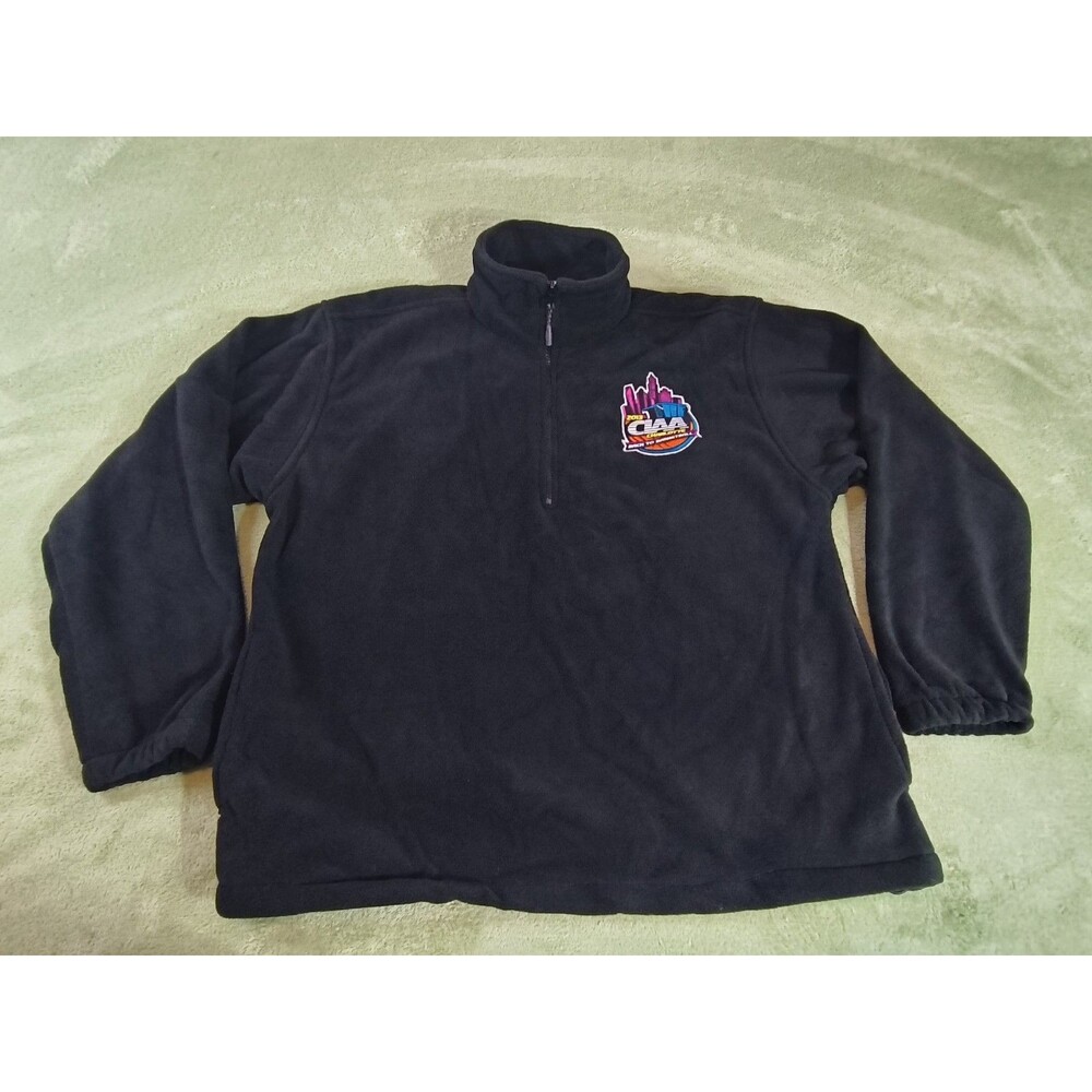 Vtg 2013 CIAA Charlotte Basketball Fleece Pullover Coke Zero USA Landway Mens L